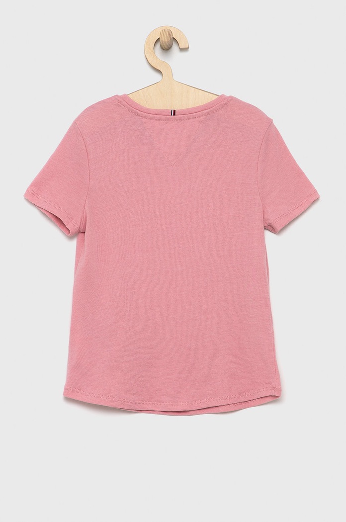 Tommy Hilfiger T-shirt dziecięcy KG0KG06174.4890 różowy AW21