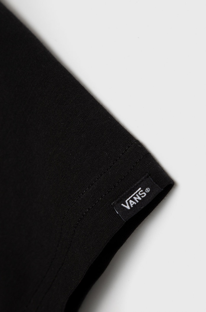 Deklice Otroški bombažen t-shirt Vans VN0A3W76Y281 črna