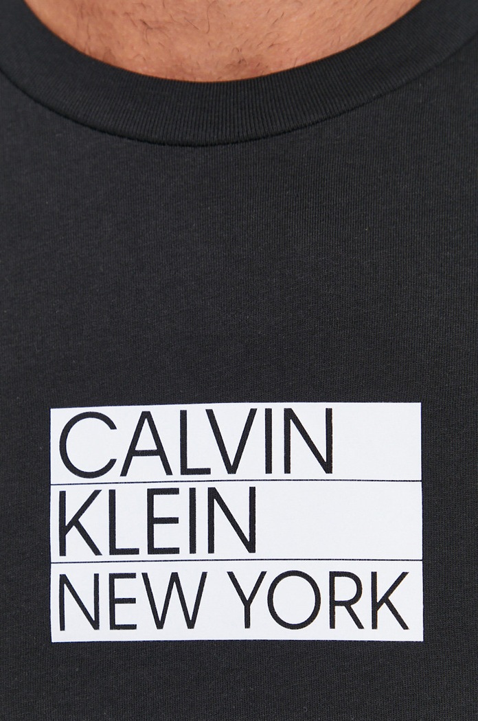 Bavlněné tričko Calvin Klein K10K107309.4890 černá