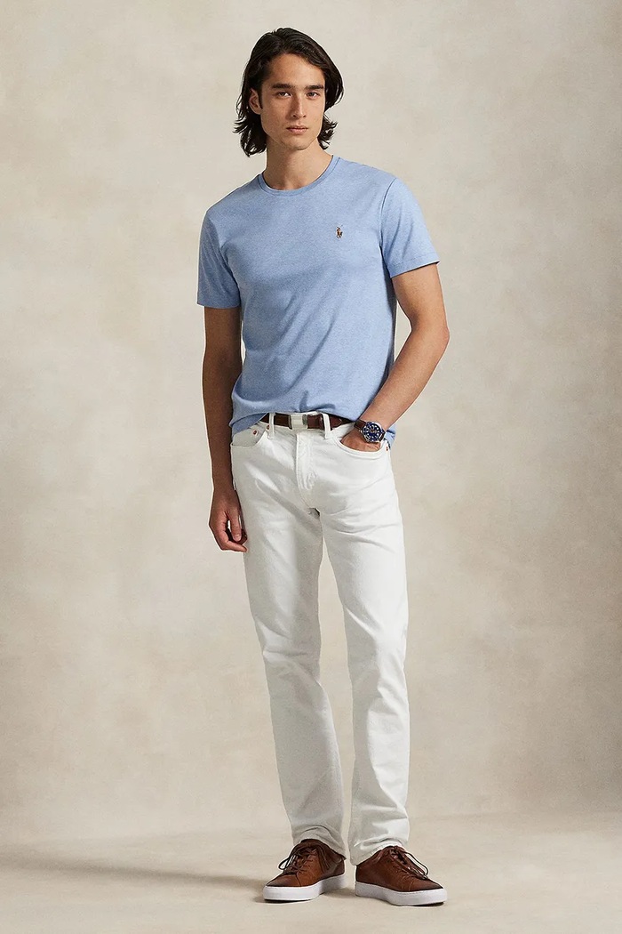 Abbigliamento Polo Ralph Lauren t-shirt in cotone 710740727017 blu