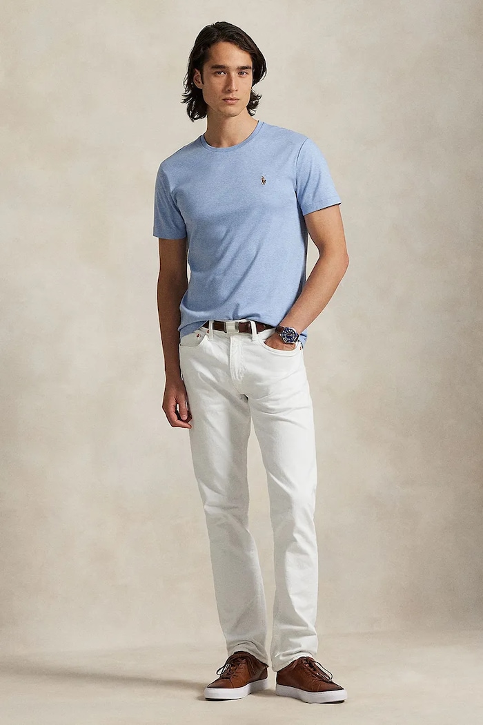 Abbigliamento Polo Ralph Lauren t-shirt in cotone 710740727017 blu