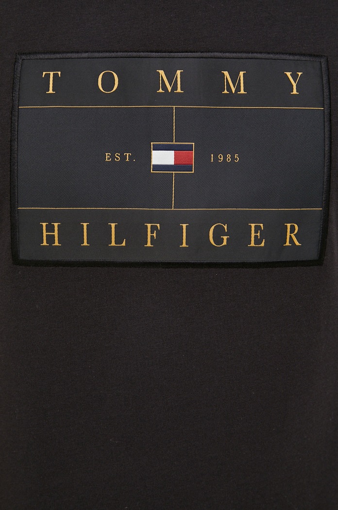 Tommy Hilfiger T-shirt bawełniany MW0MW20169.4890 czarny