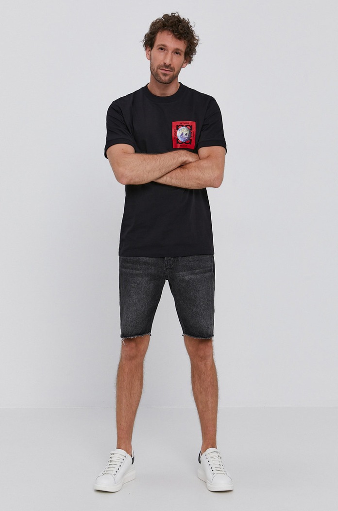 Tričko Hugo 50453745 čierna AW21