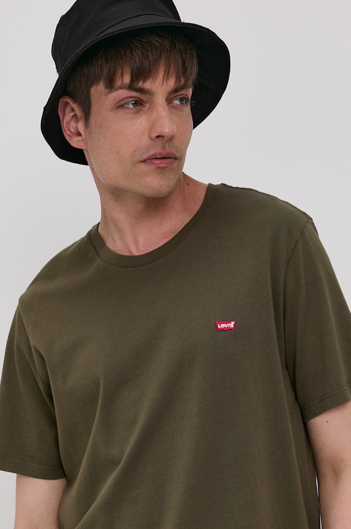 Levi's t-shirt zöld 56605.0021