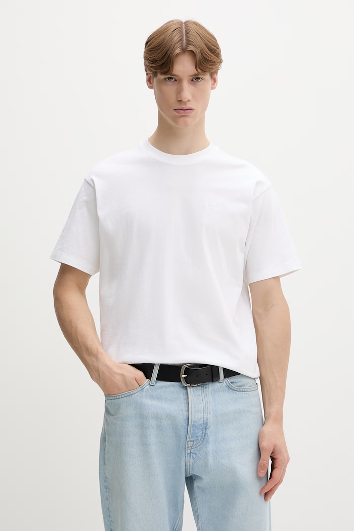 Levi's tričko pánské bavlněné hladký béžová A0637.0000