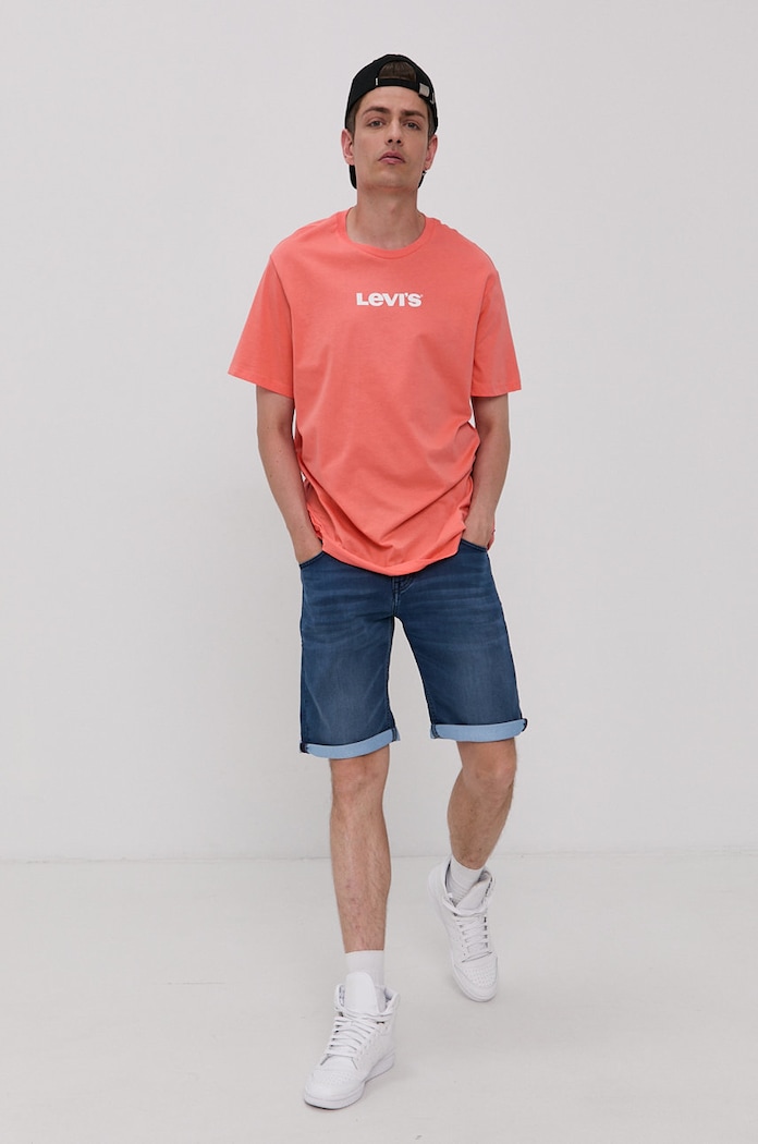 Μπλουζάκι Levi's A2083.0002 πορτοκαλί AW21