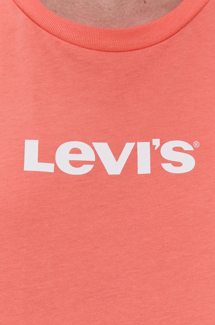 Μπλουζάκι Levi's A2083.0002 πορτοκαλί