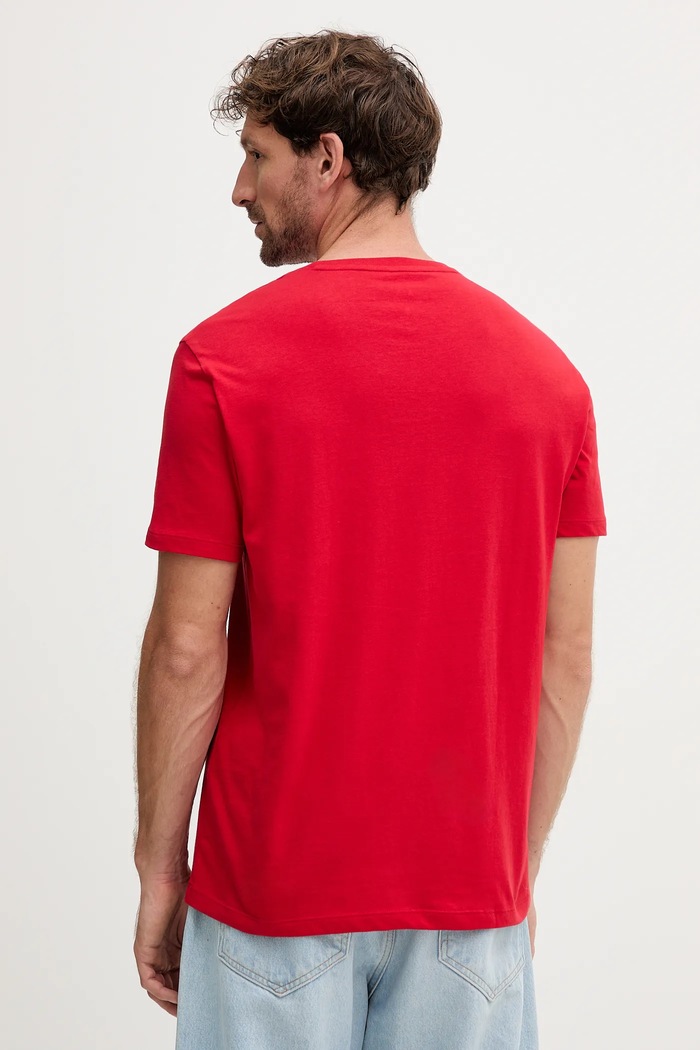 Armani Exchange Tricou din bumbac 8NZTCJ.Z8H4Z rosu AW25