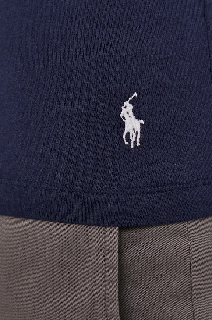 Majica kratkih rukava Polo Ralph Lauren (2-pack) 714835960004 mornarsko plava