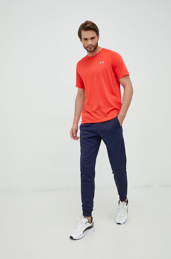 Bežecké tričko Under Armour 1361469 červená AW23