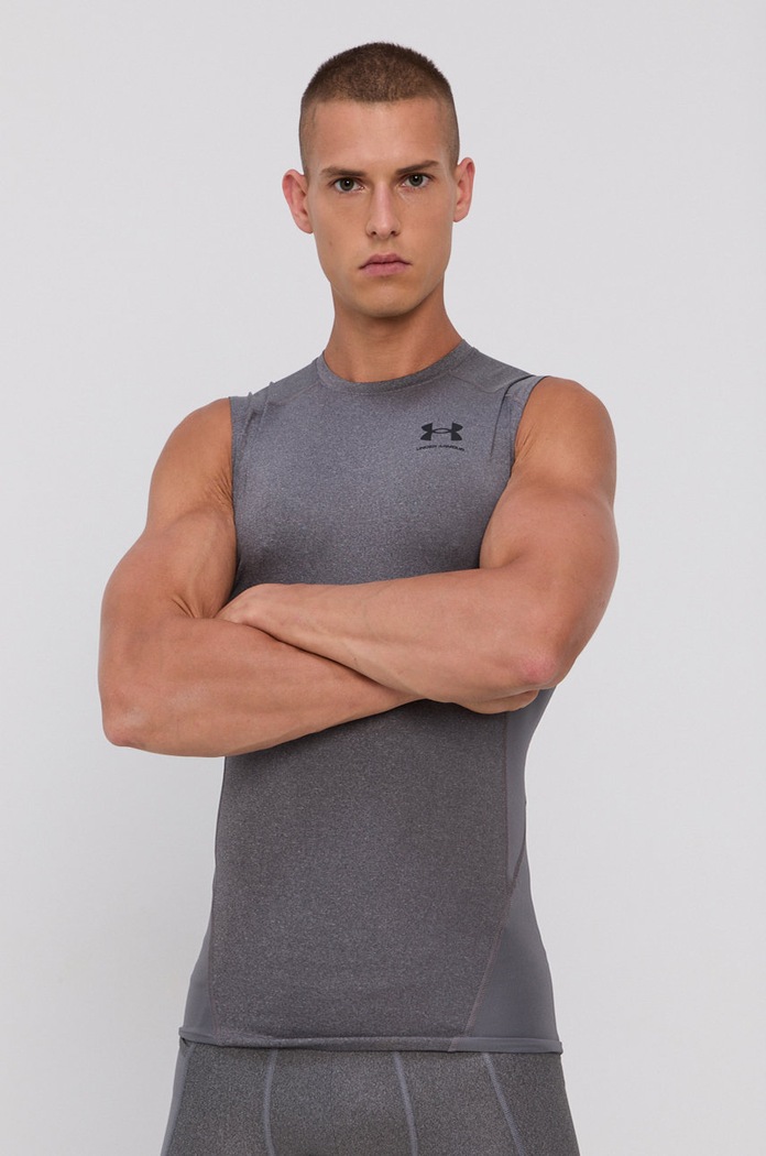 Тениска Under Armour 1361522 еластичен сив 1361522