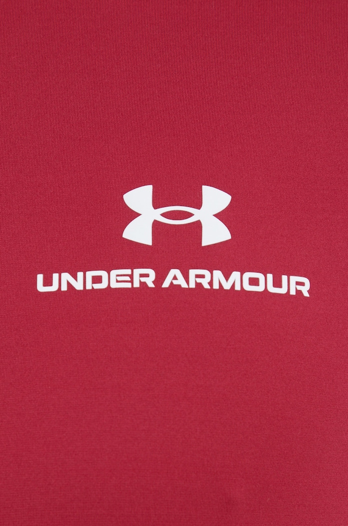 Under Armour t-shirt treningowy Rush Energy 1366138 bordowy