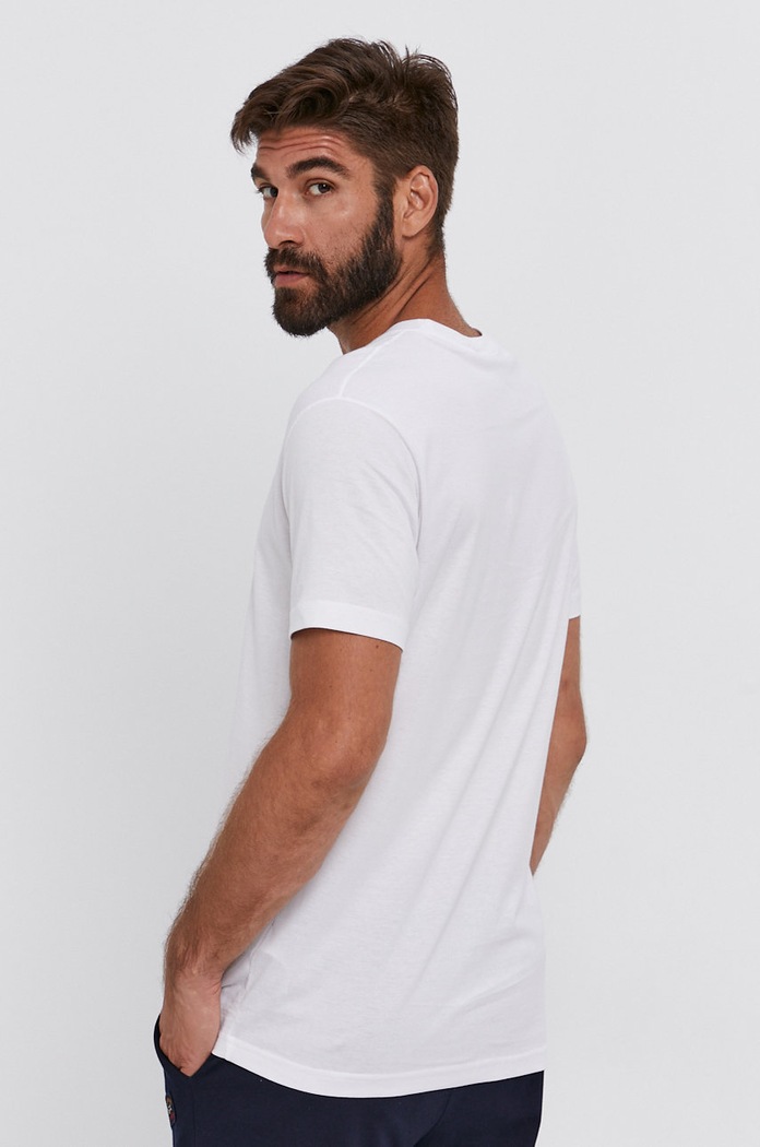 Odzież Paul&Shark T-shirt bawełniany C0P1092 biały
