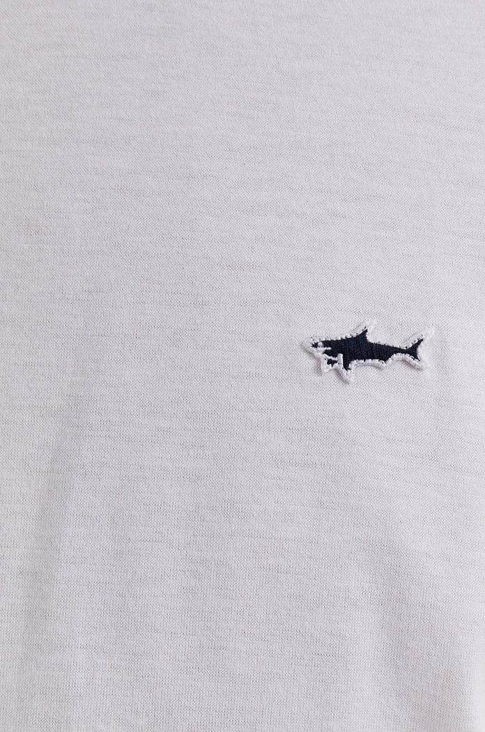 Paul&Shark T-shirt bawełniany C0P1092 biały
