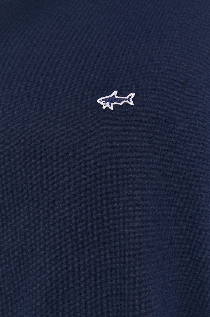 Bavlněné tričko Paul&Shark C0P1092 námořnická modř