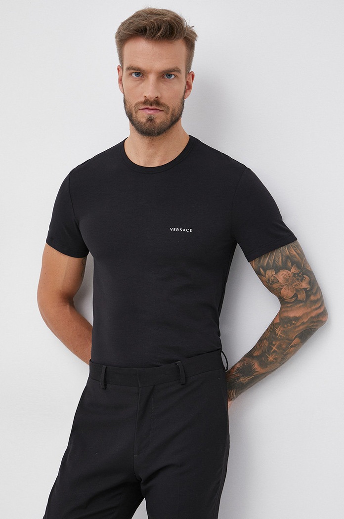 Tričko Versace (2-pack) jednofarebný viacfarebná AU04023