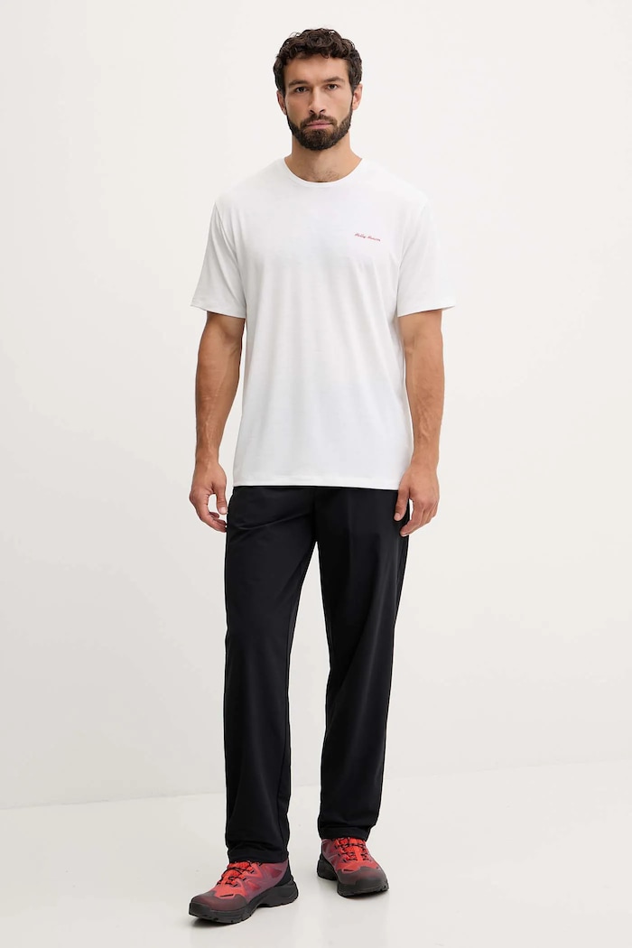 Helly Hansen t-shirt SKOG RECYCLED GRAPHIC 63082 biały SS26