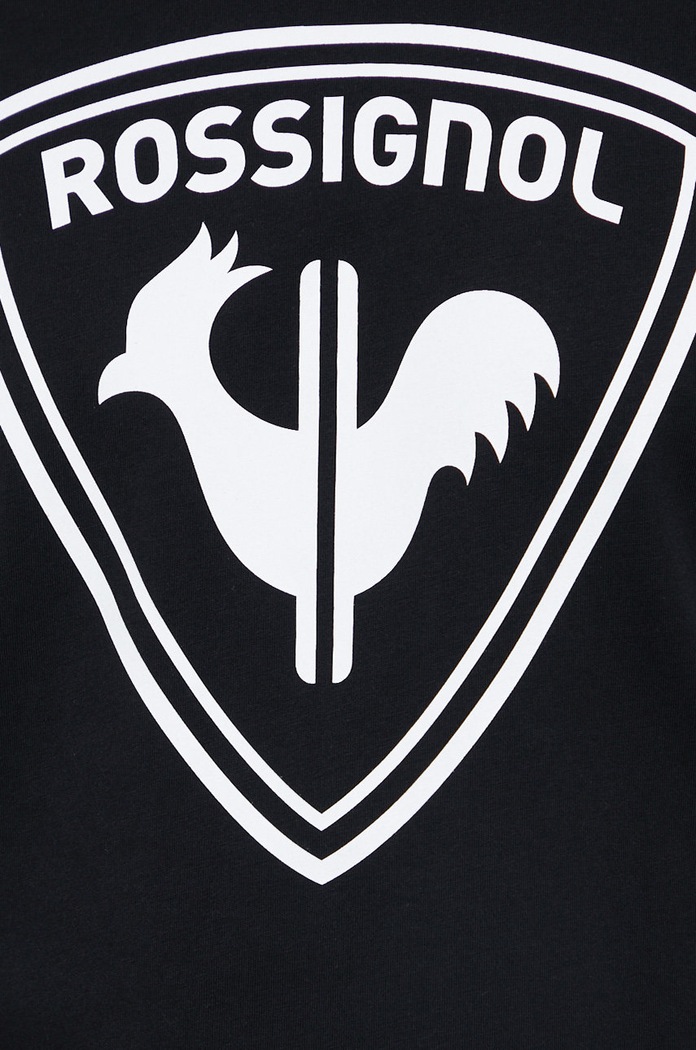 Bavlněné tričko Rossignol RLKMY04 černá