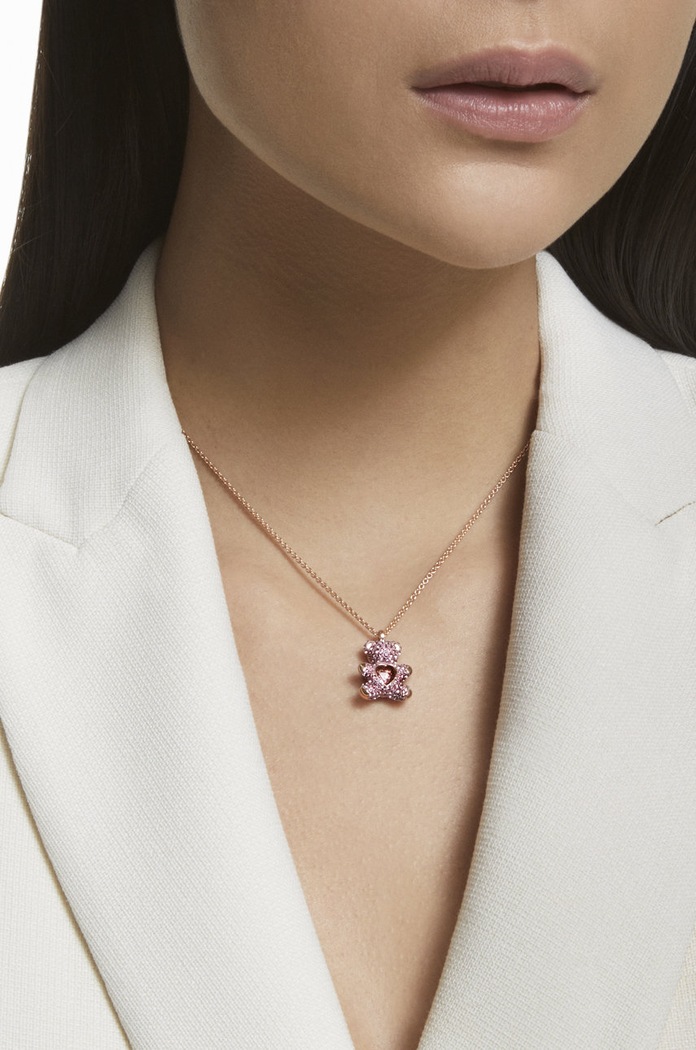 Колие Swarovski розов 5642976