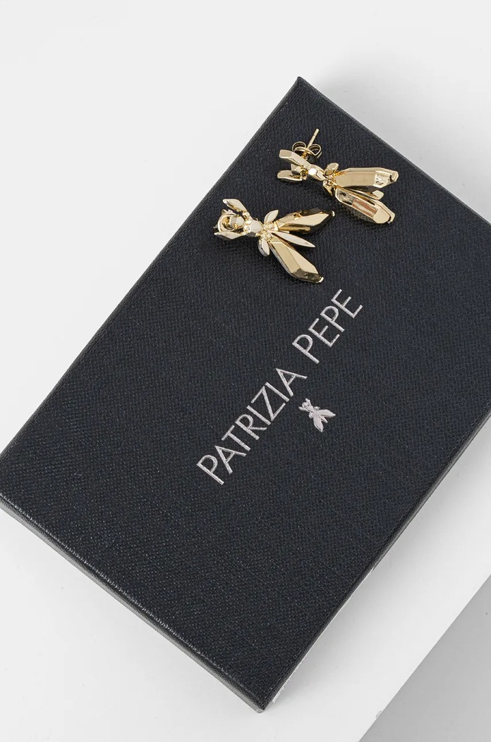 Patrizia Pepe Kolczyki damskie metalowe CJ9340.M006 złoty SS25