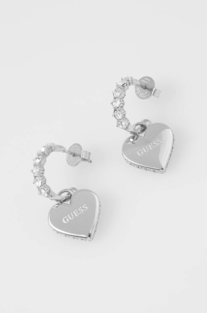 Náušnice Guess stříbrná JUBE02.234JW