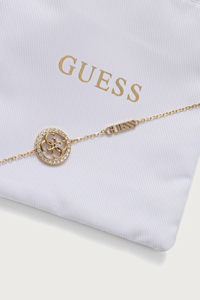 Doplňky Guess Náramek dámský z nerezové oceli JUBB02.137JW zlatá