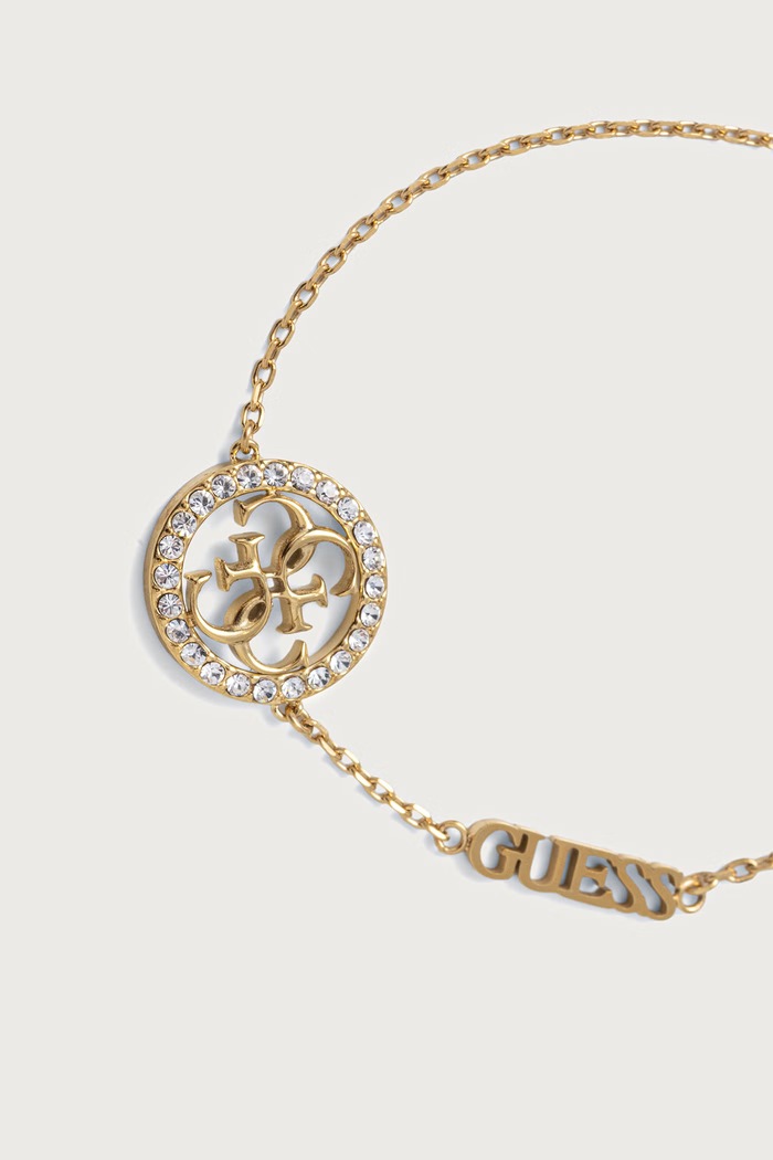 Guess Női rozsdamentes acél karkötő JUBB02.137JW arany AA00