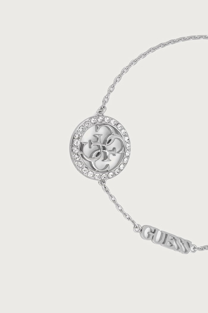 Guess Náramek dámský z nerezové oceli JUBB02.137JW stříbrná AA00
