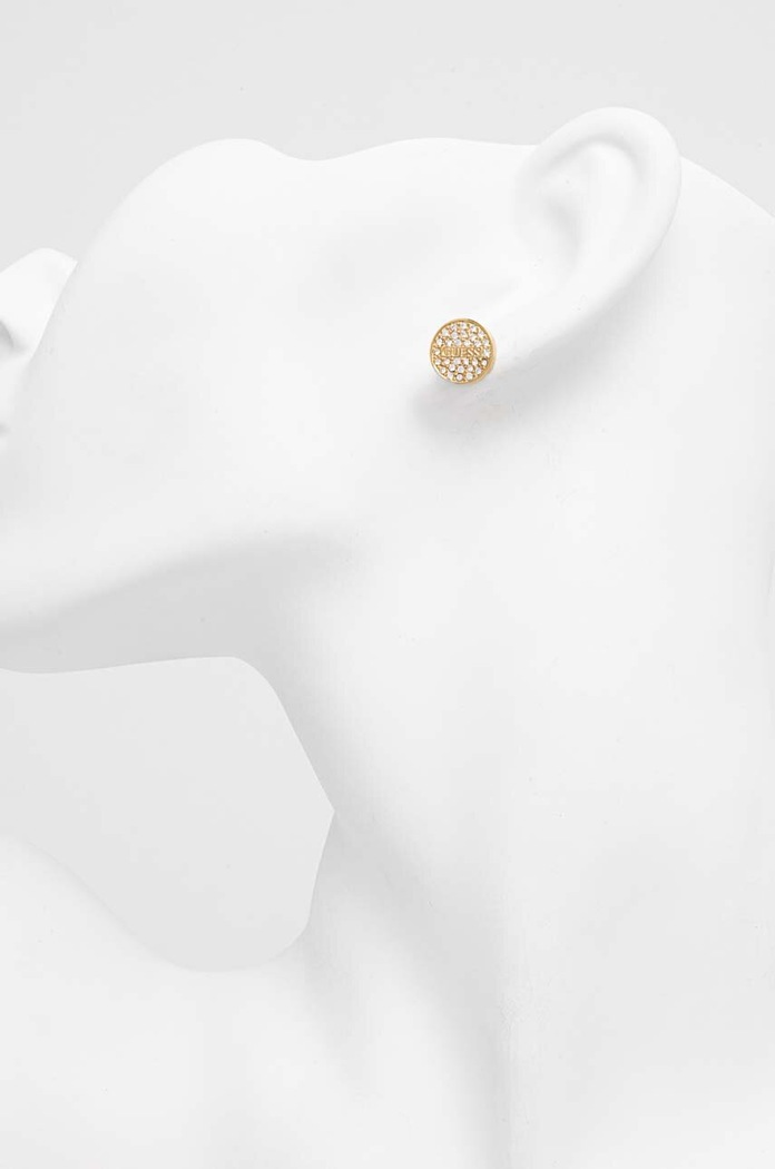 Náušnice Guess JUBE02.155JW zlatá AW23