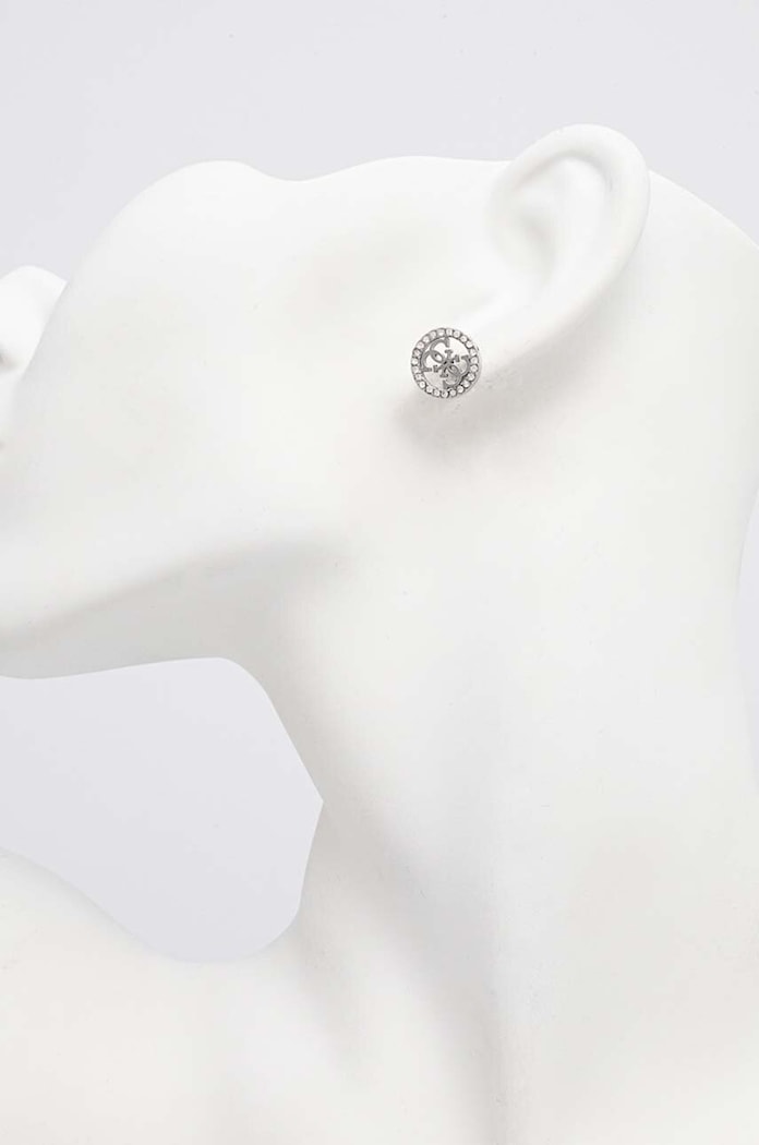 Guess Náušnice Guess JUBE02.161JW stříbrná SS26
