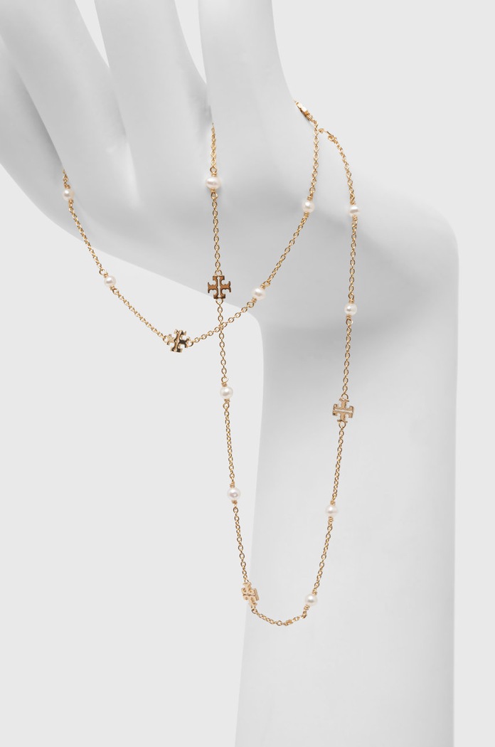 Náhrdelník Tory Burch Delicate Kira Pearl zlatá 136782.137