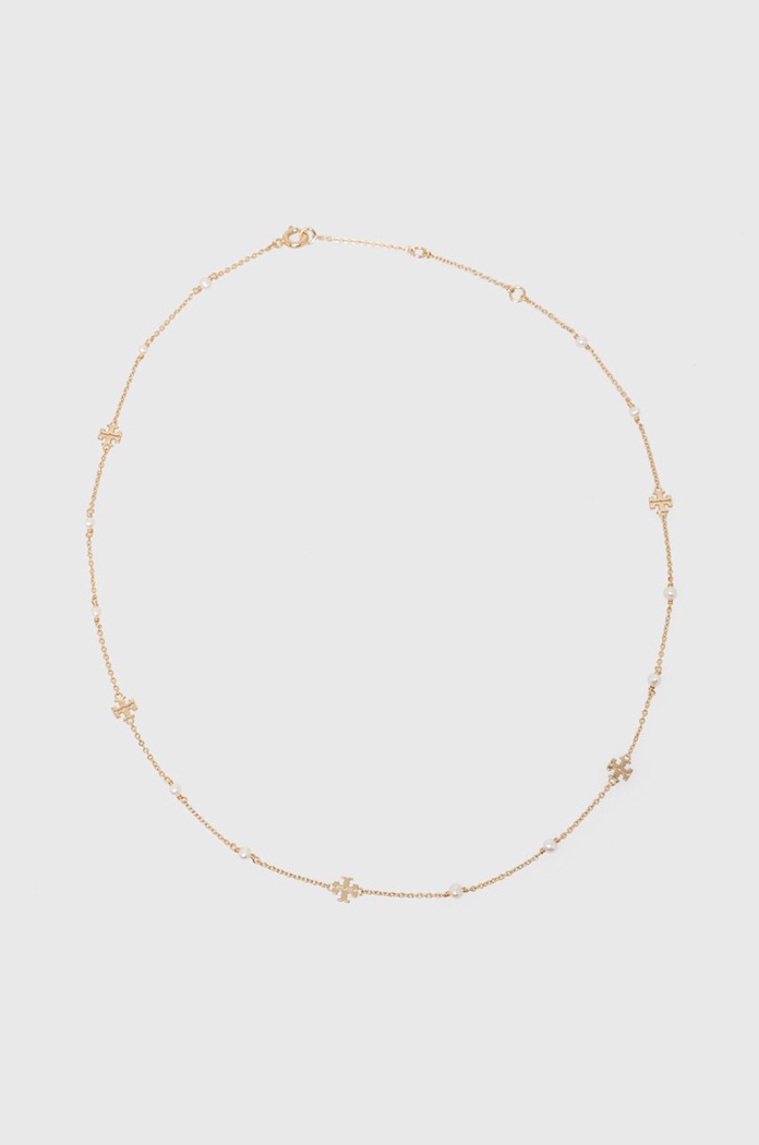 Náhrdelník Tory Burch Delicate Kira Pearl 136782.137 zlatá AW22