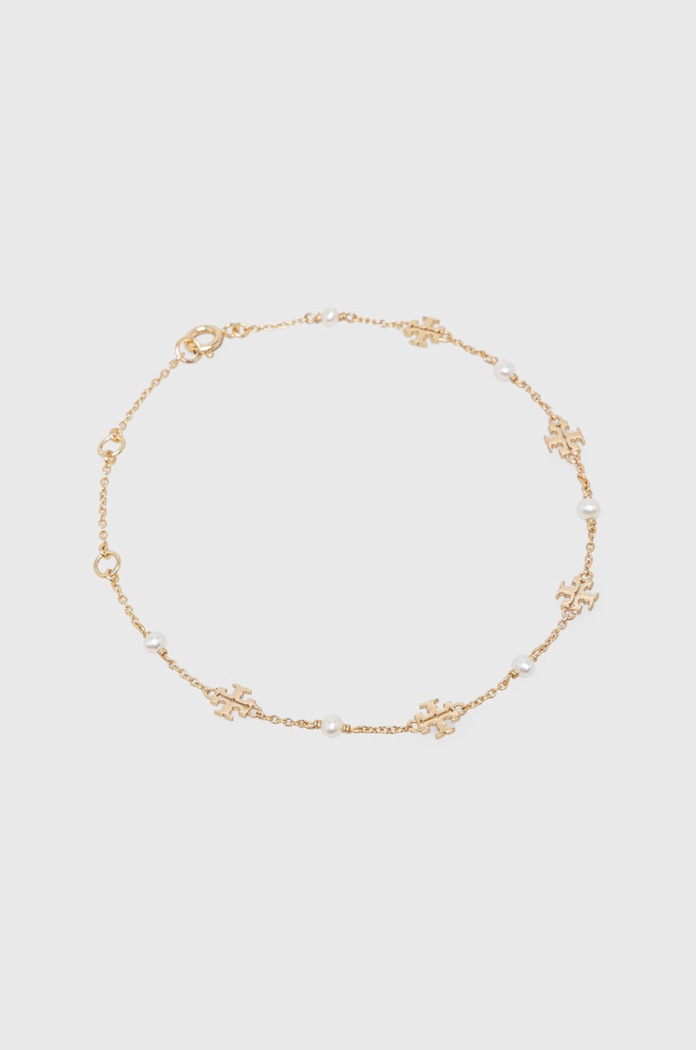 Tory Burch bransoletka Delicate Kira Pearl złoty 136788.137