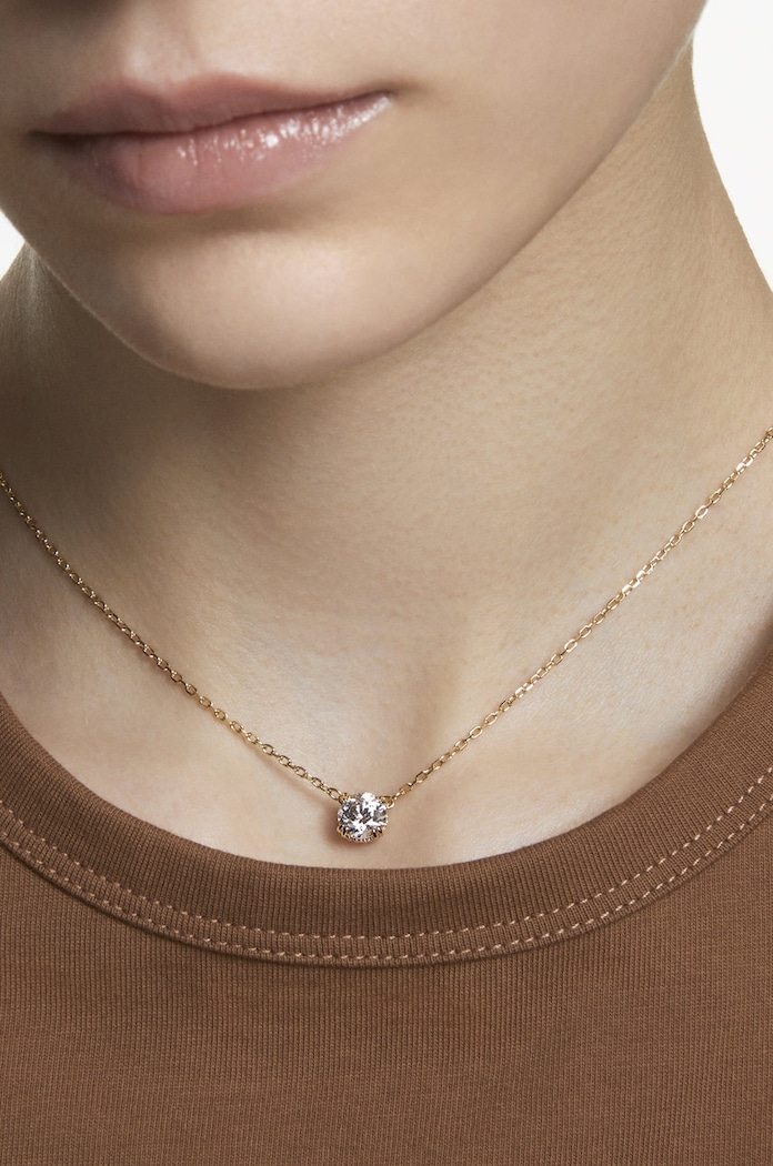 Κολιέ Swarovski 5636703 χρυσαφί AA00