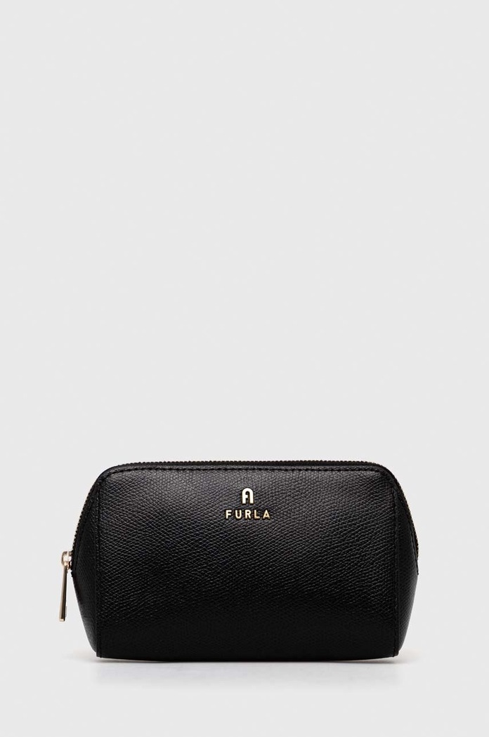 Furla kosmetyczka skórzana Ares czarny WE00449.ARE000.ARES