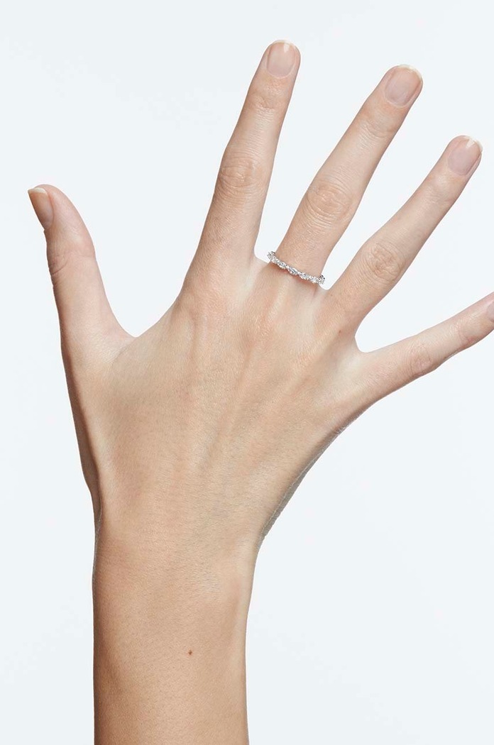 Prstýnek Swarovski Vittore šedá 5366579