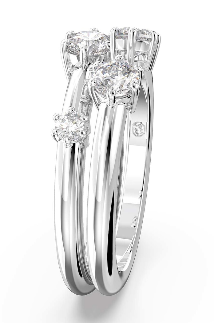 Doplňky Prstýnek Swarovski Constella 2-pack 5640962 stříbrná
