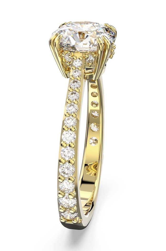 Akcesoria Swarovski Pierścionek Constella 5642621 złoty