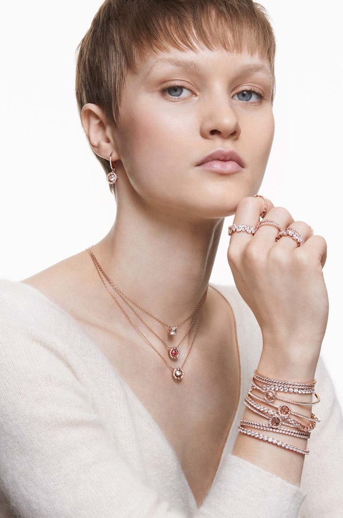 Prstienok Swarovski Vittore 5351769 zlatá
