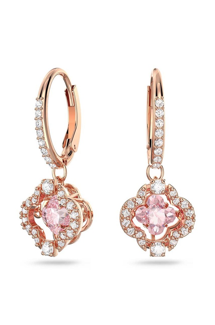 Náušnice Swarovski 5516477 SPARKLING DC zlatá 5516477