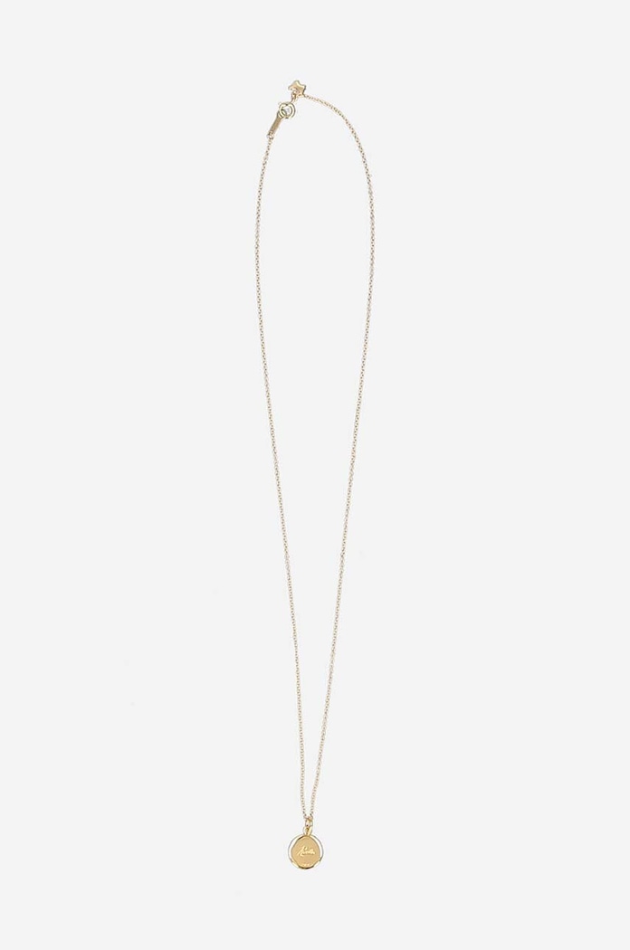 Needles gold-plated silver necklace Pendant LQ010.PEACE golden AW22