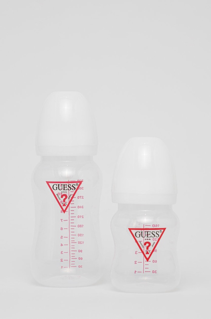 Guess σετ μπιμπερό (2-pack) λευκό H2YZ02.WEUQ0
