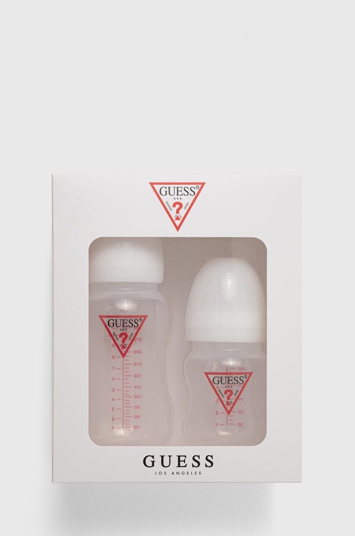 Κοριτσίστικα Guess σετ μπιμπερό (2-pack) H2YZ02.WEUQ0 λευκό