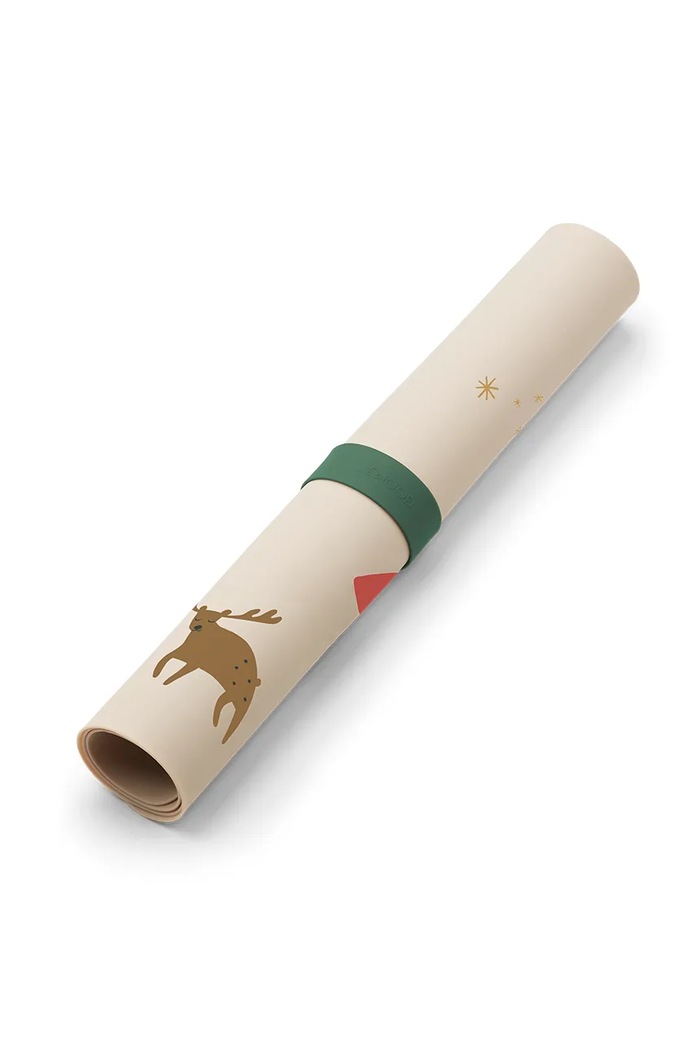Liewood Mata do jedzenia dla dzieci Jude LW15059 beżowy SS25