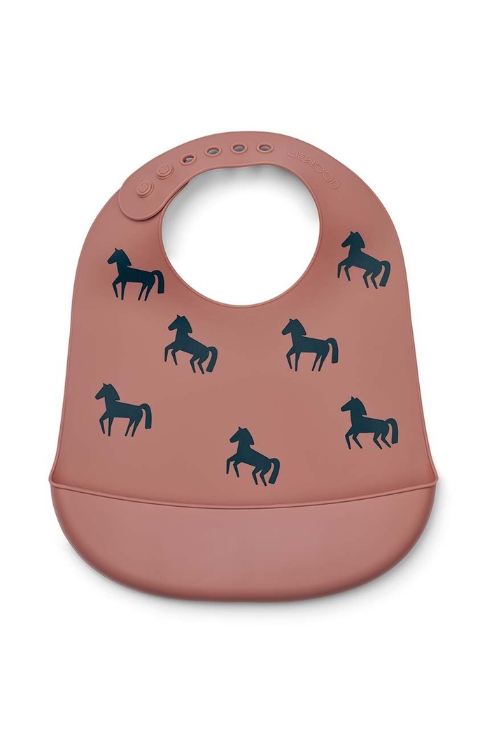 Liewood śliniak niemowlęcy Tilda 2-pack LW15128 różowy