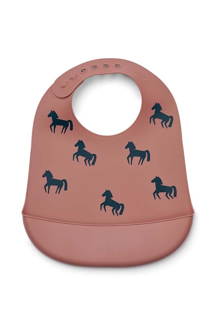 Liewood śliniak niemowlęcy Tilda 2-pack LW15128 różowy
