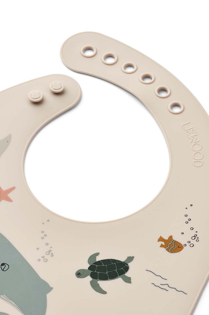 Dětský podbradník Liewood Tilda 2-pack LW15128 modrá AA00