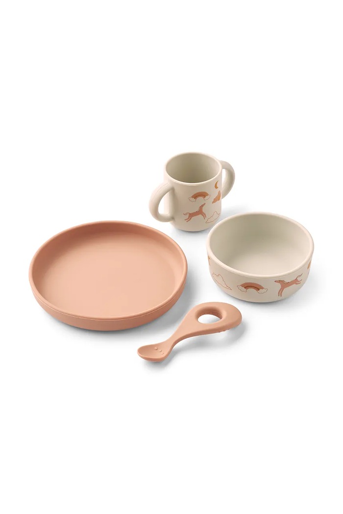 Liewood Set de cină pentru copii Vivi LW15135 portocaliu AA00