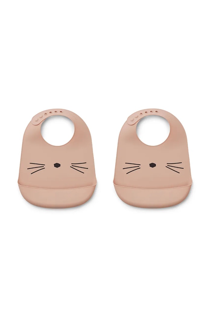 Βρεφική σαλιάρα Liewood Tilda 2-pack 2-pack ροζ LW12711