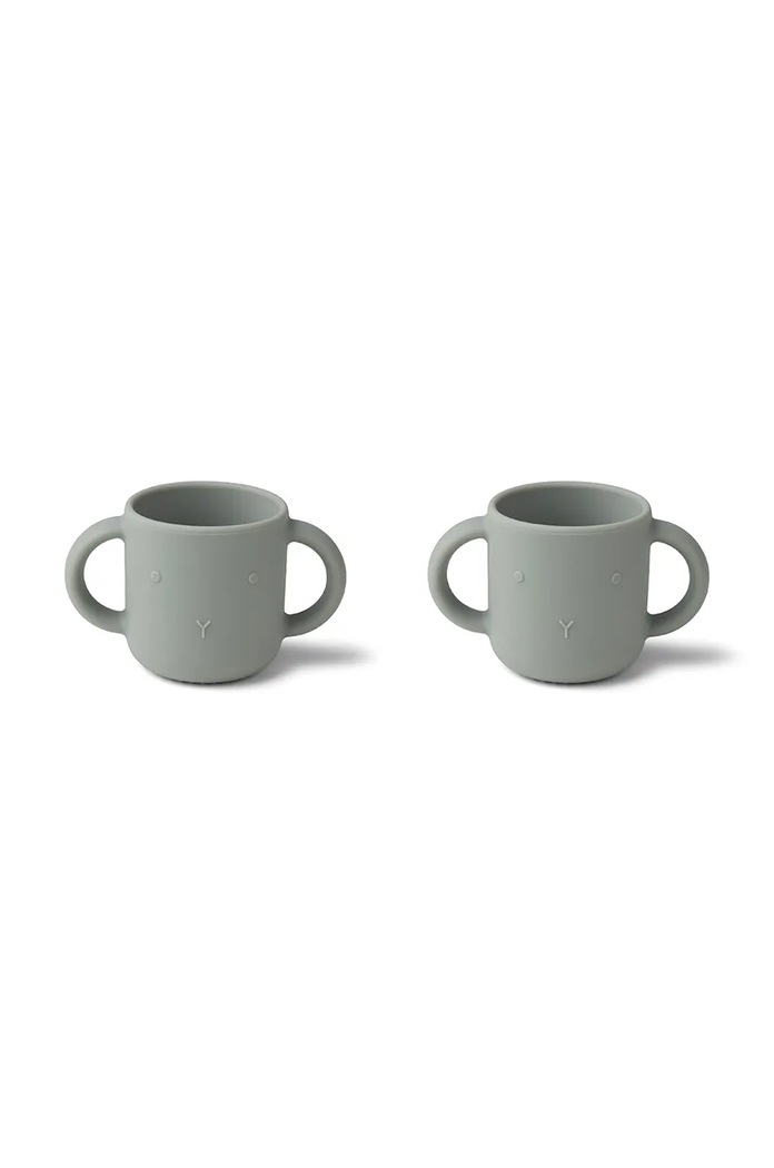 Liewood Cană pentru bebelusi Gene 2-pack gri LW12822